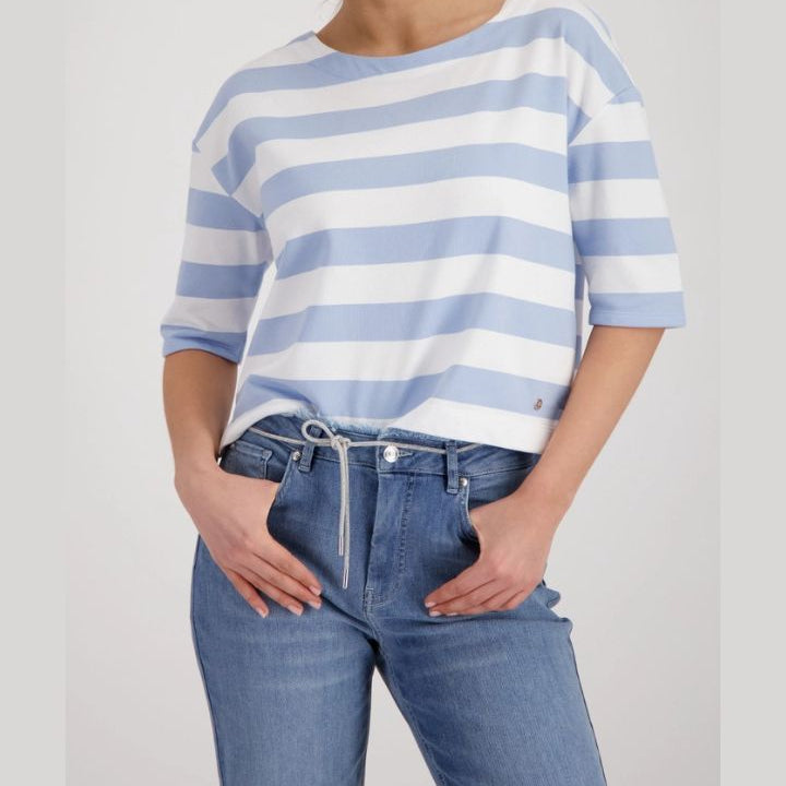 T-shirt à larges rayures