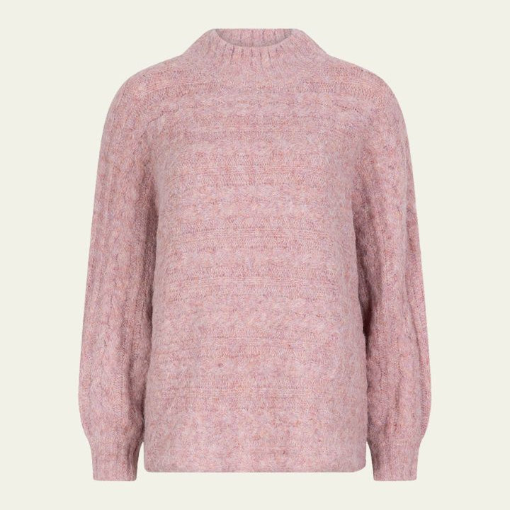 PULL TORSADÉ MANCHES BOUFFANTES