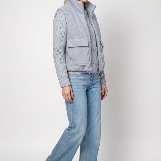 Veste Monari 809782 bleu 701 — vue 3