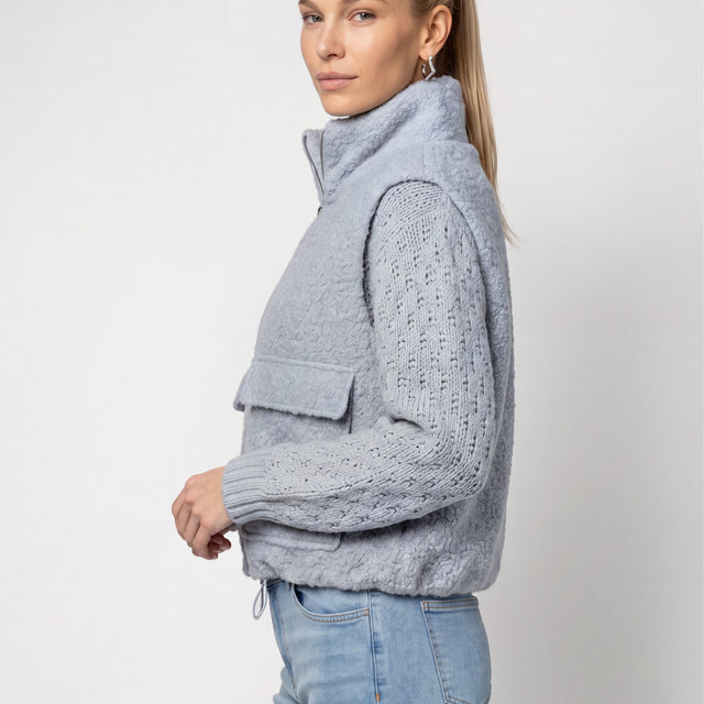 Veste Monari 809782 bleu 701 — vue 4