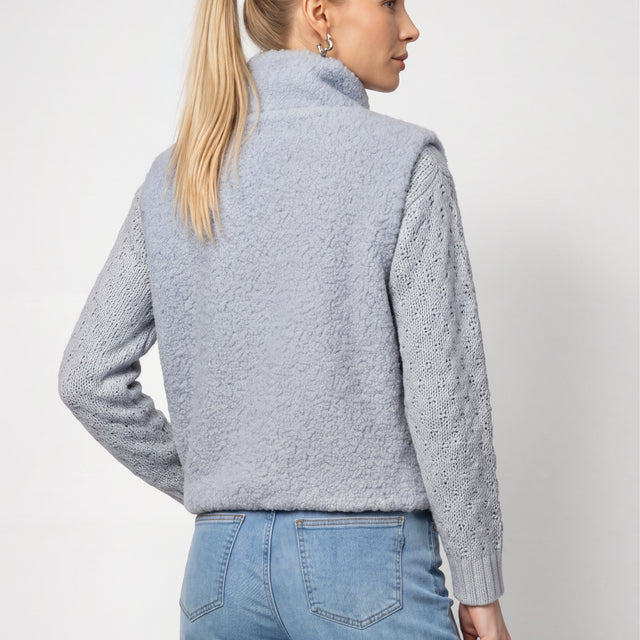 Veste Monari 809782 bleu 701 — vue 5