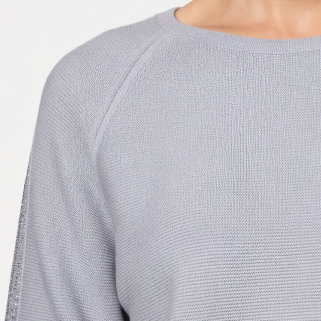 Pull Monari 809983 bleu 701 — vue 2