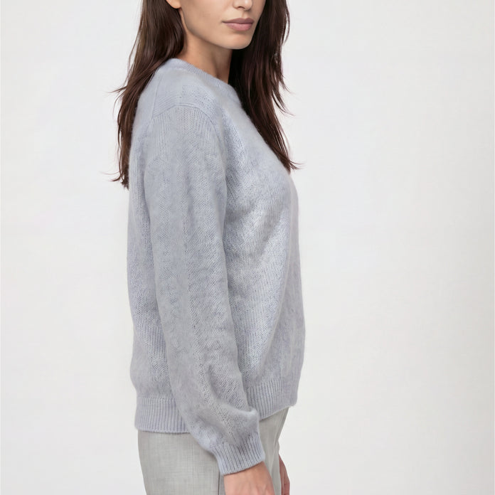 Pull Monari 809996 bleu 701 — vue 4
