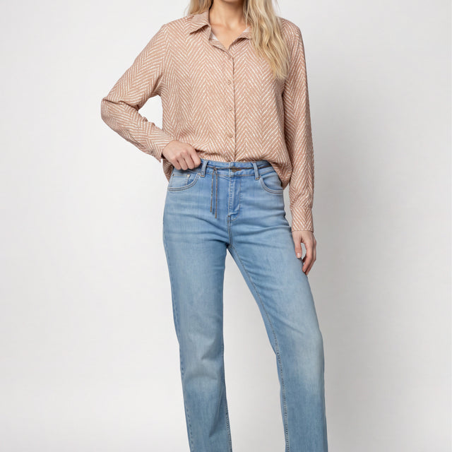 Jeans Monari 810112 bleu 750 — vue 3