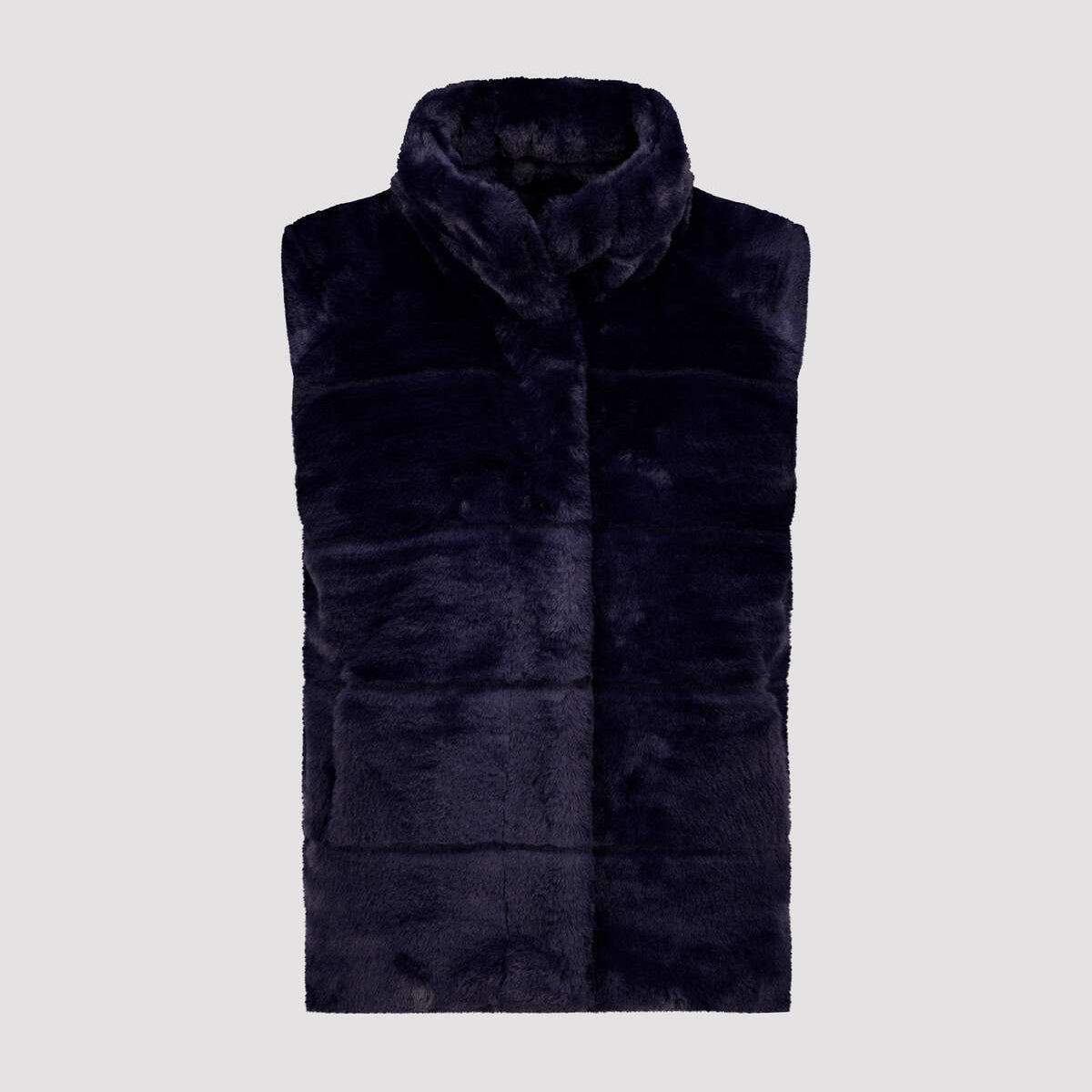Gilet sans manches bleu foncé MONARI 810146-790, vue de face