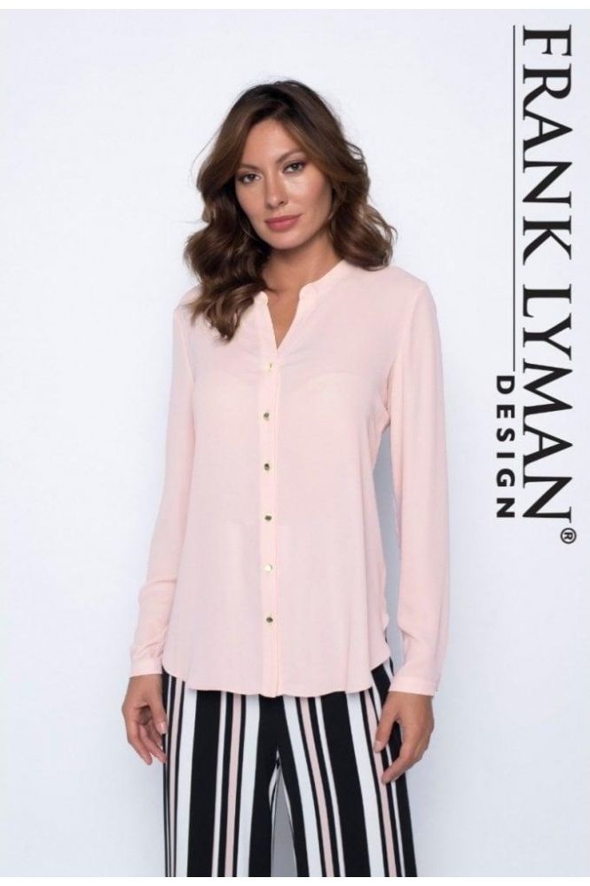 BLOUSE BOUTON DORÉ TISSUS LÉGER
