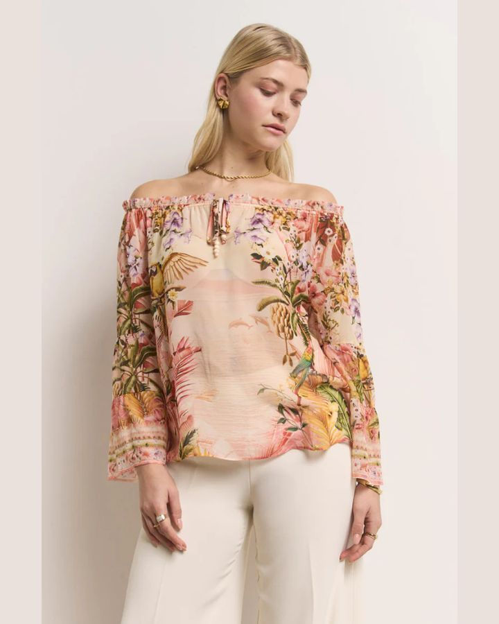 Blouse Tropicale Carmen