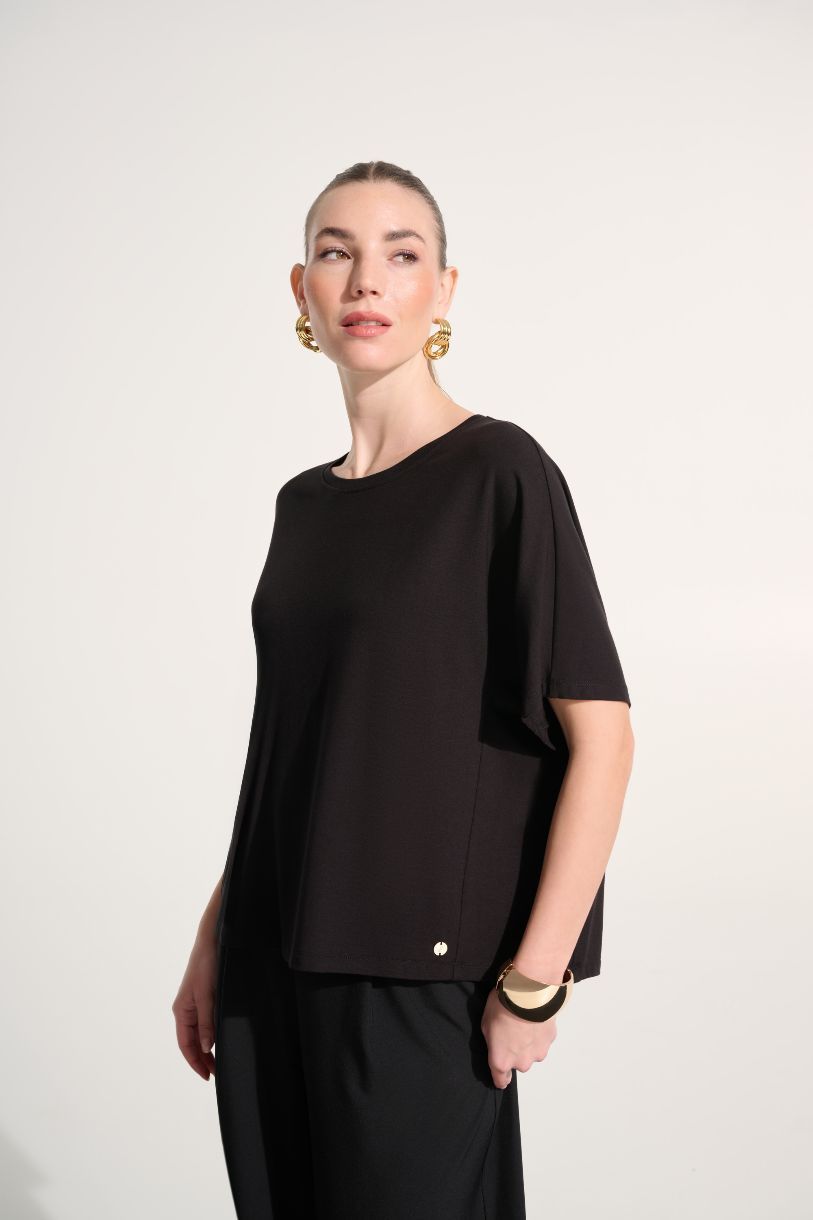 Haut boxy en jersey avec manches dolman