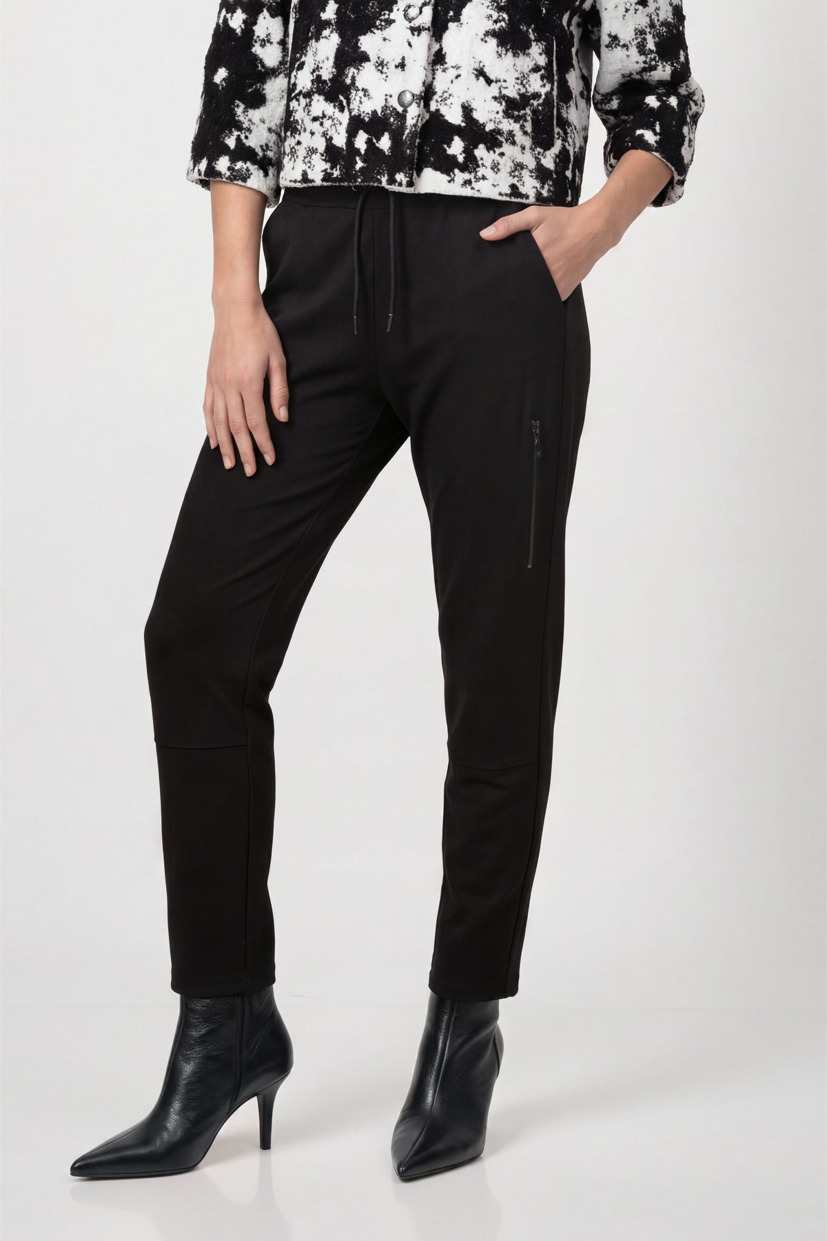 Pantalon jogger avec fermeture éclaire