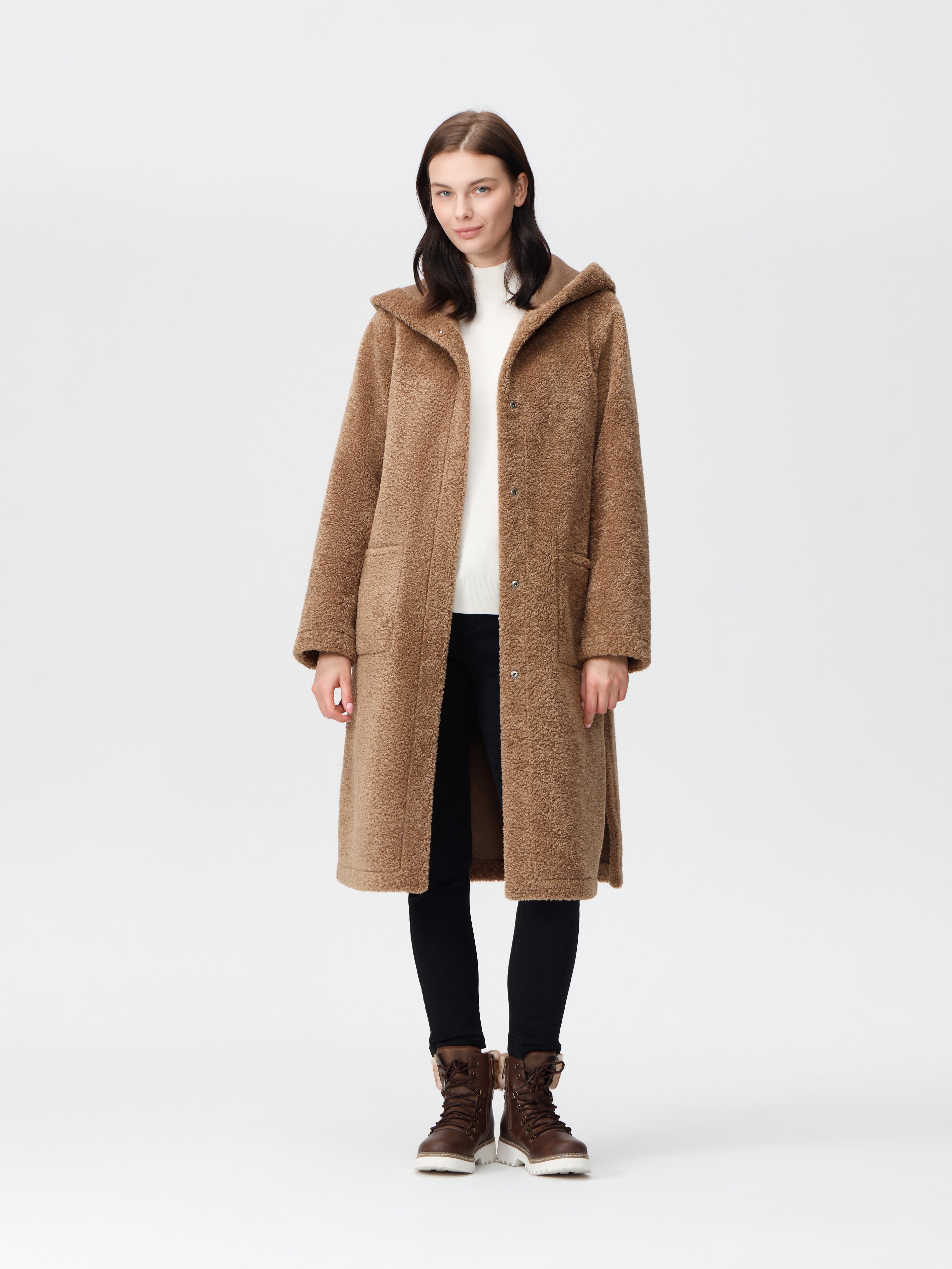 Manteau long réversible