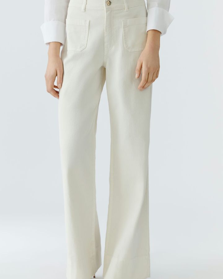 Pantalon jeans taille haute