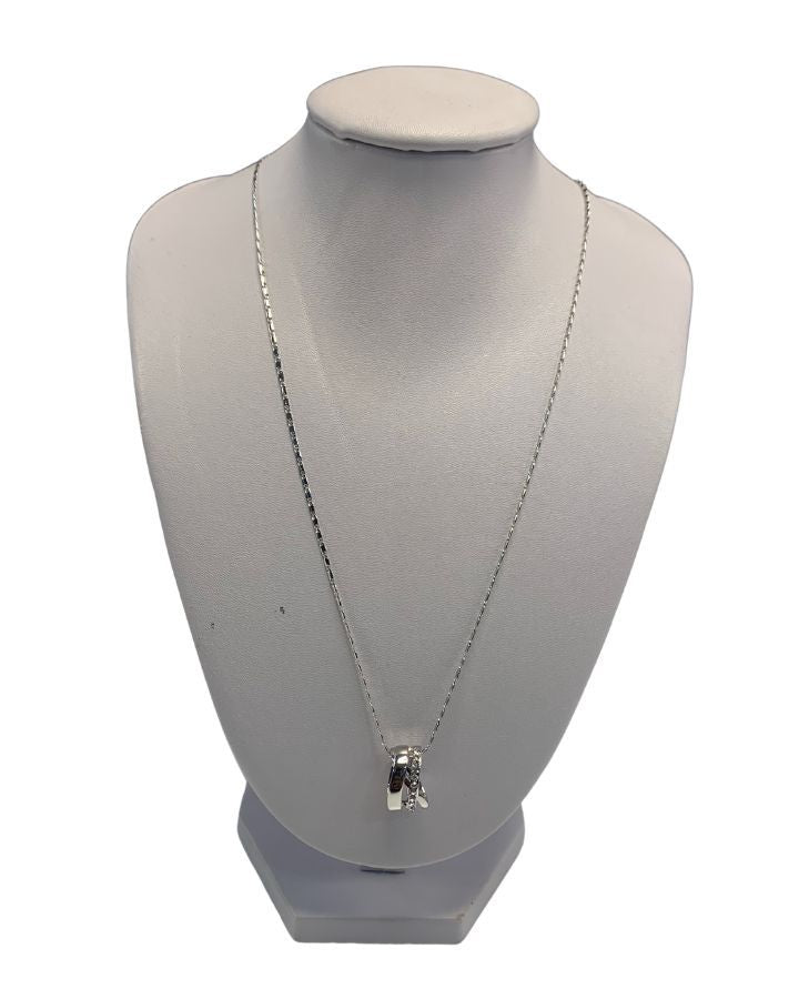 Chaine argent rhodium