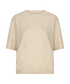 Chandail manches courtes Esqualo Light Sand — vue de face