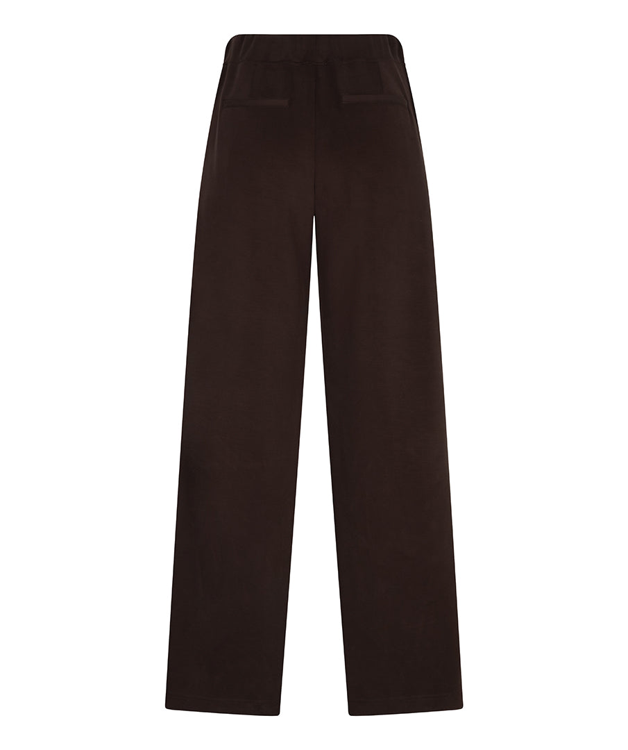 Pantalon Esqualo Cacao à bandes contrastantes — dos