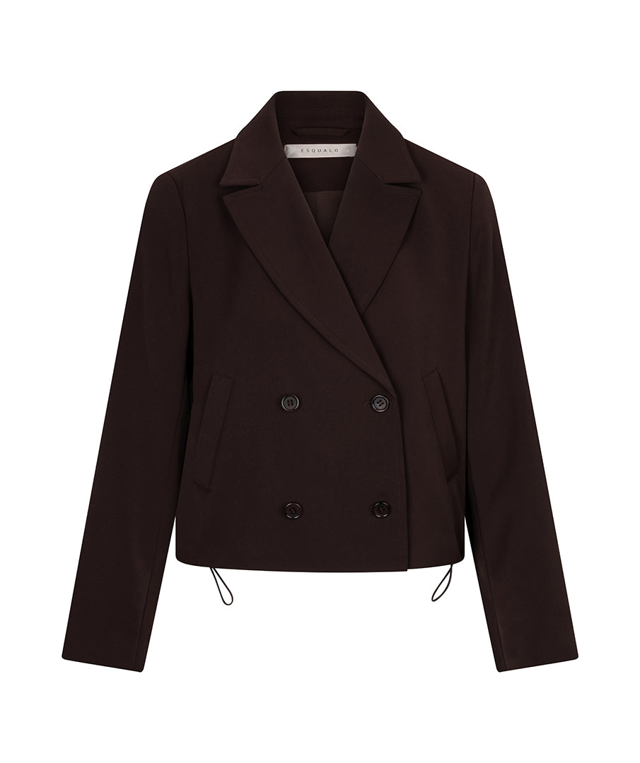 Blazer court Esqualo Cacao — vue de face