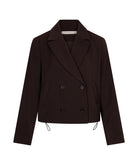 Blazer court Esqualo Cacao — vue de face