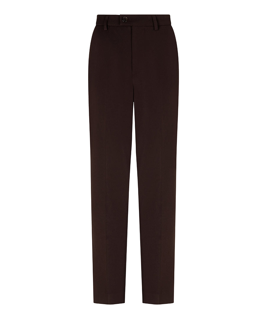 Pantalon droit Esqualo Cacao — vue de face