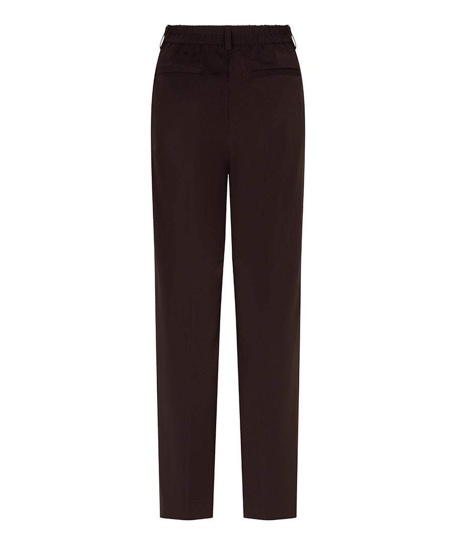 Pantalon droit Esqualo Cacao — vue de dos