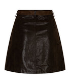 Jupe Esqualo Cacao avec ceinture — vue de dos