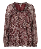 Blouse Esqualo à imprimé paisley — vue de face