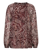 Blouse Esqualo à imprimé paisley — vue de dos