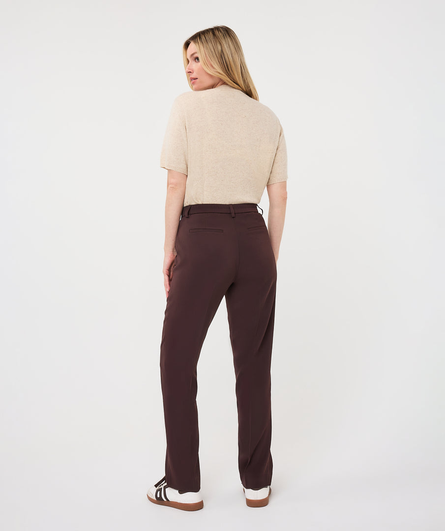 Chandail manches courtes Esqualo Light Sand — silhouette de dos sur mannequin