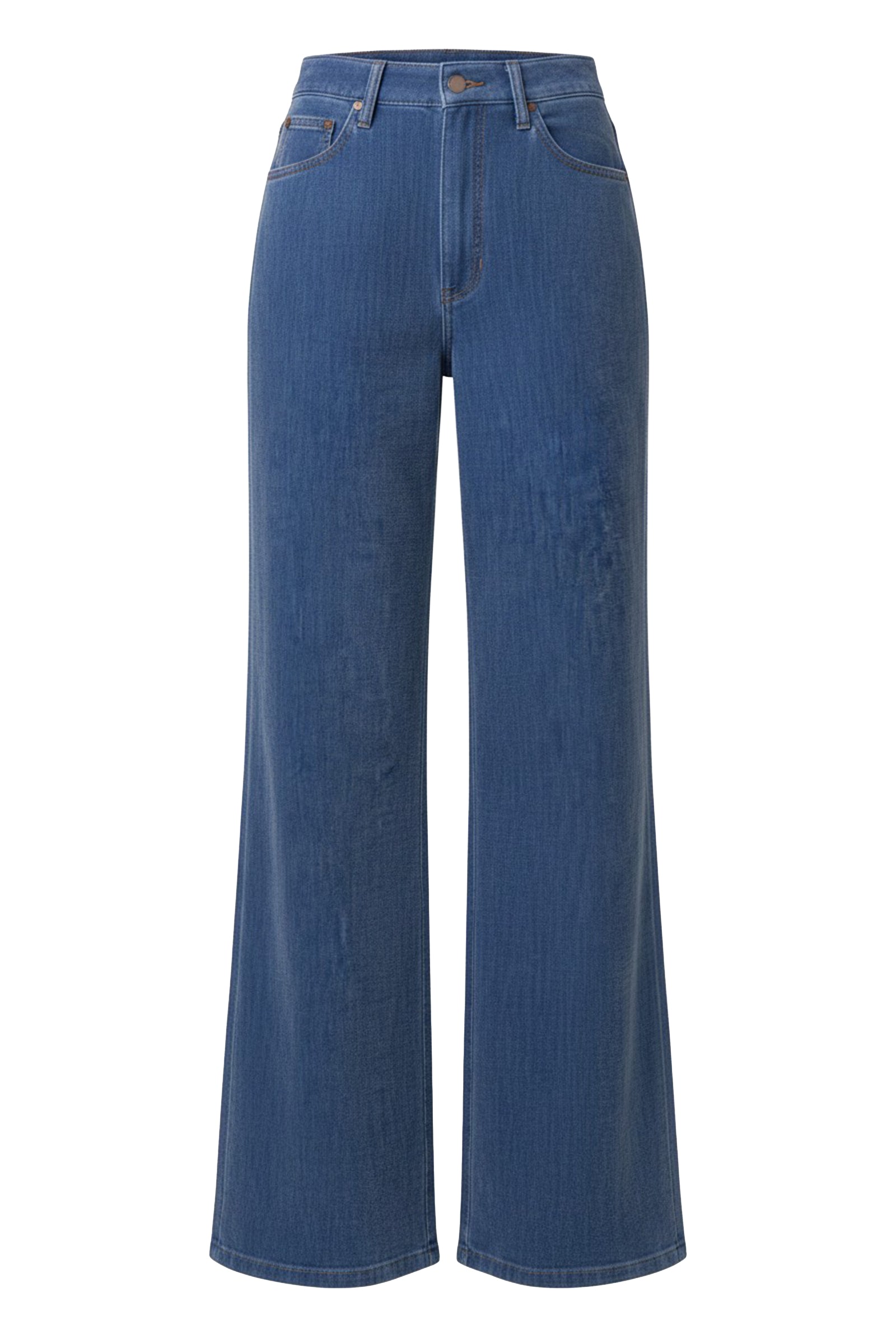 Pantalon ''Dreamer'' taille haute, coupe relax, jambes larges