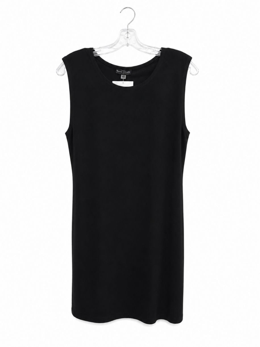 Robe sans manche en velour