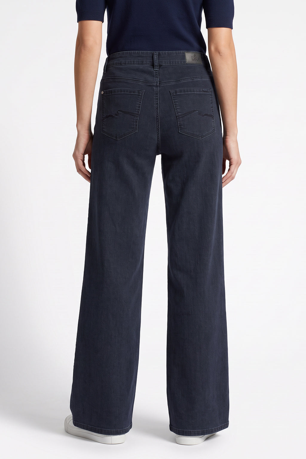 Saskia Wide — Jean large à taille haute