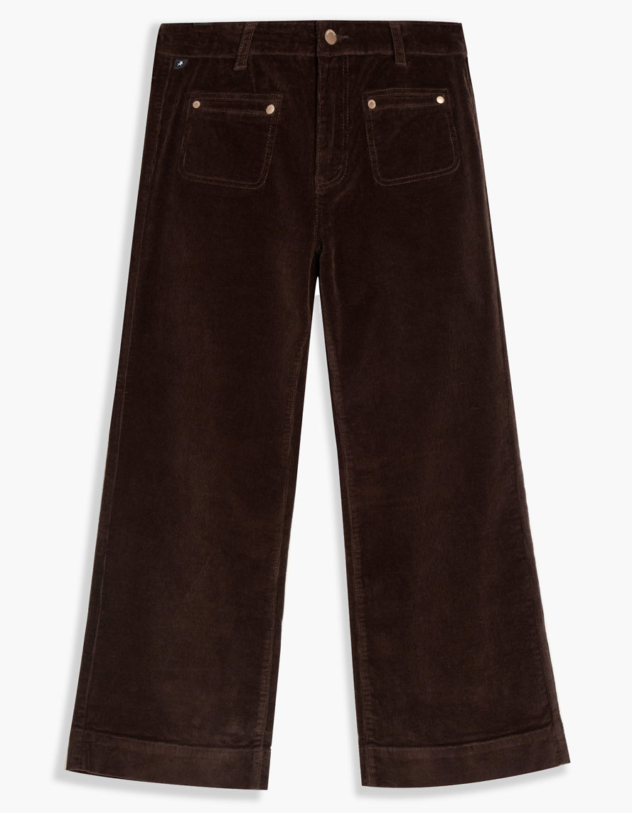 Robie — Pantalon évasé en velours côtelé
