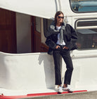 Jeans MAC Laura noir D999 porté