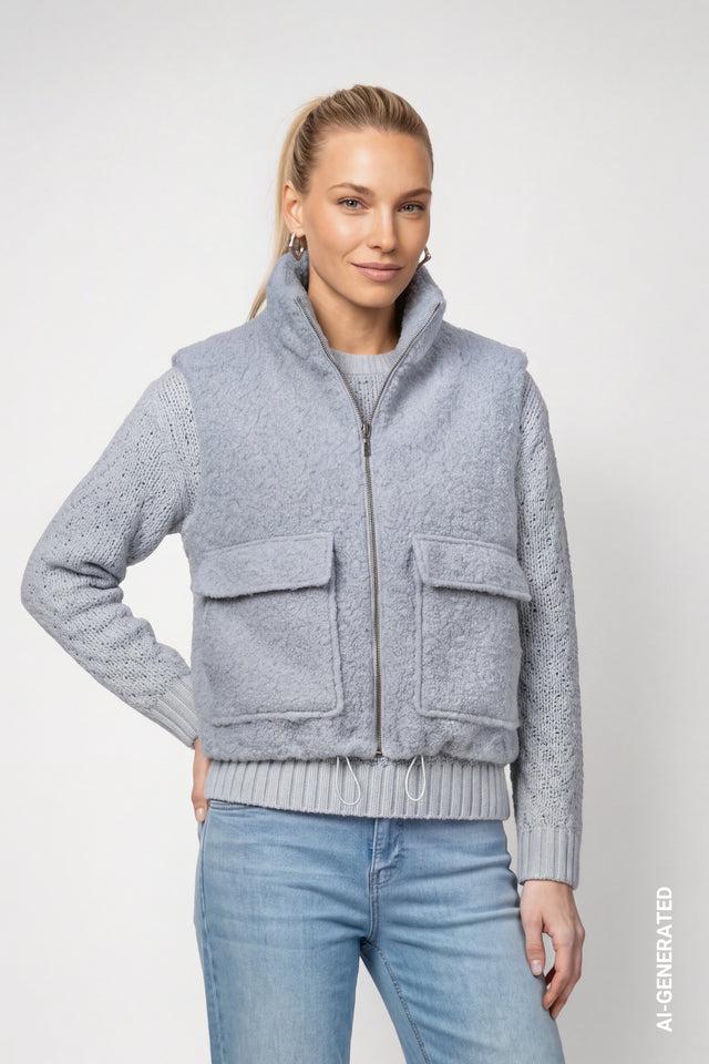 Veste sans manches Monari 809782, bleu 701