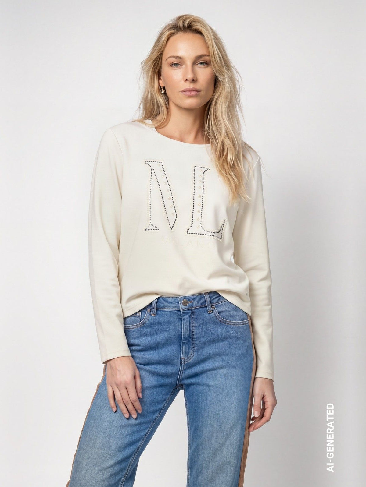 Haut Monari 809832 blanc 160 — vue 2