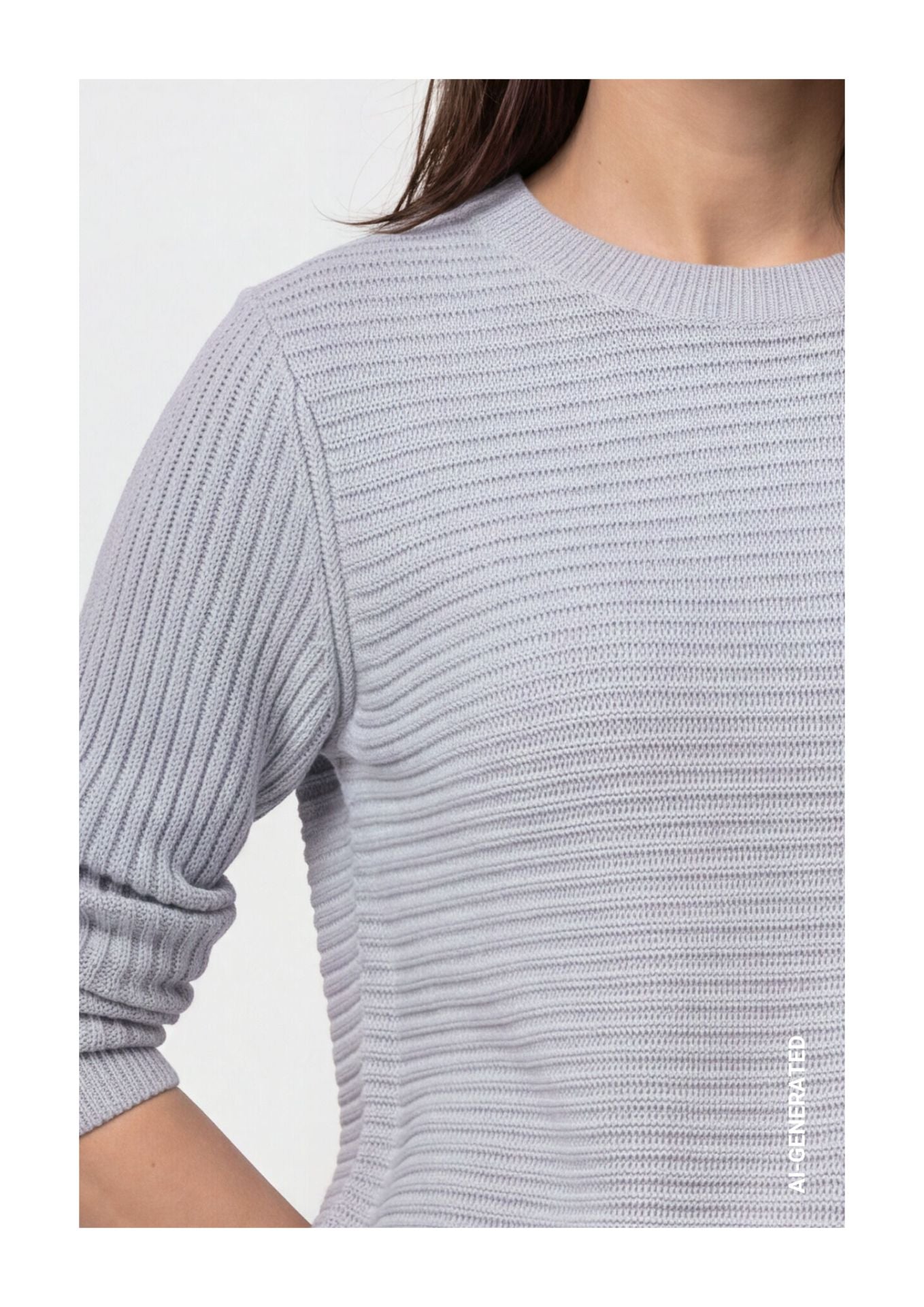 Pull Monari 809974 bleu 701 — vue 4