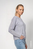 Pull Monari 809983 bleu 701 — vue 4