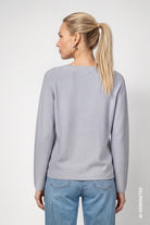 Pull Monari 809983 bleu 701 — vue 5