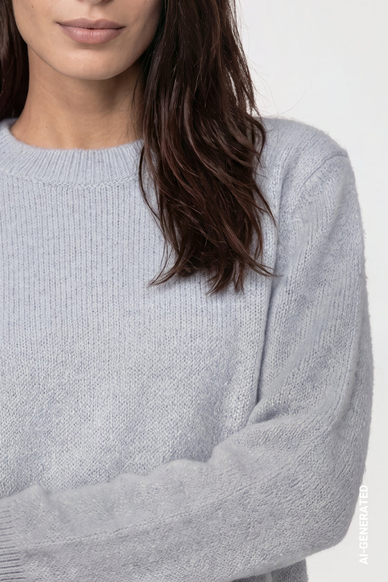 Pull Monari 809996 bleu 701 — vue 2