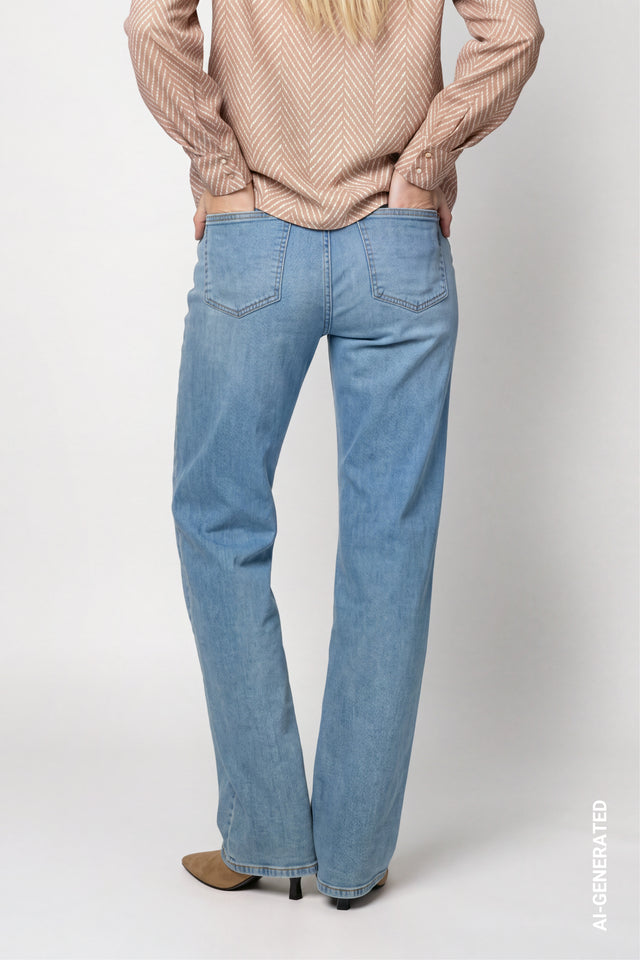 Jeans Monari 810112 bleu 750 — vue 6
