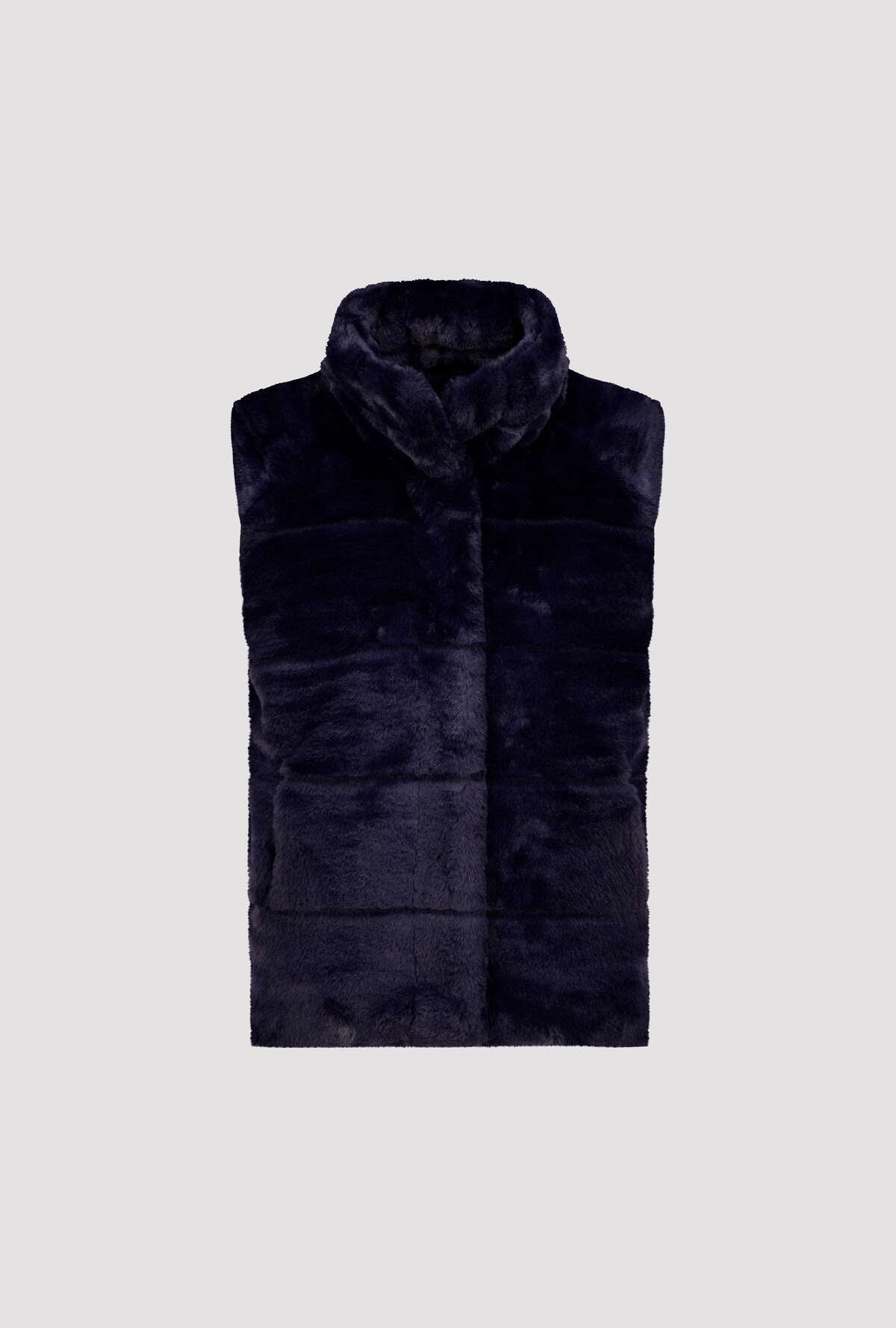 Gilet sans manches bleu foncé MONARI 810146-790, vue de face