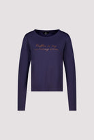T-shirt bleu foncé MONARI 810472-790