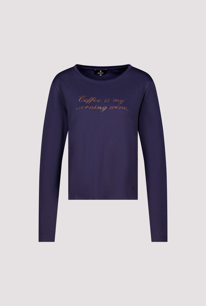 T-shirt bleu foncé MONARI 810472-790
